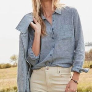 Women’s Garnet Hill Easy Linen Button Down